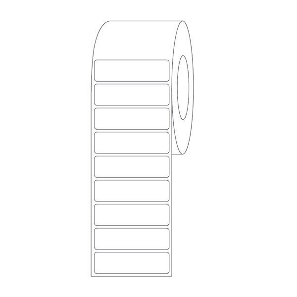 Label, Blank Direct Thermal 1" x 3-1/2"